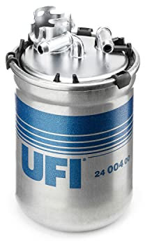 UFI Filters, Filtro Gasolio 24.004.00, Filtro Carburante per Ricambio, Adatto ad Auto, Applicabile su Diversi Modelli come Seat Cordoba, Ibiza, Skoda Fabia, Roomster, Volkswagen Polo