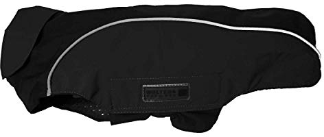 Wolters | Regenjacke Easy Rain für Mops&Co. schwarz/schwarz | Rückenlänge 40 cm