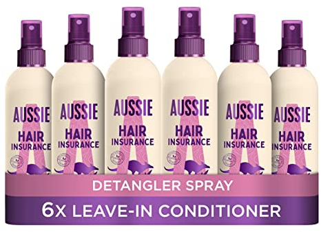 Aussie Miracle Hair Insurance Conditioner Detangler Spray, 6 x 250ml