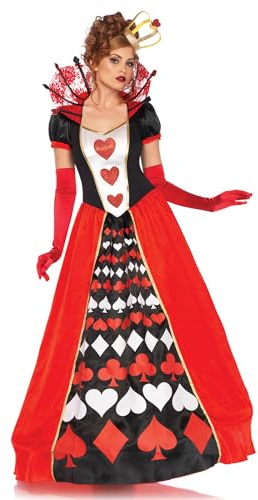 LEG AVENUE Damen Deluxe Queen Of Hearts Kostüme