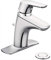 Moen 6810 Method Einhand-Armatur für Badezimmer, mit niedrigem Bogen, Chrom