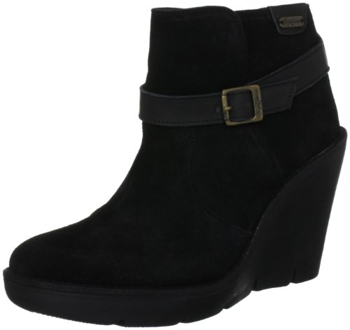 Pepe Jeans Stivali da Donna Greenford con Zeppe, Nero, 42 EU