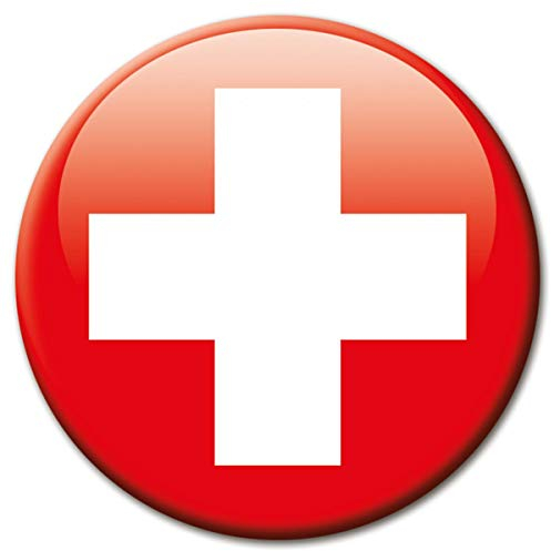 Kühlschrankmagnet Flagge Schweiz Magnet Länder Flaggen Reise Souvenir für Kühlschrank stark groß 50 mm