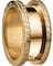 Bering Damen-Ring arctic symphony AußenRing Edelstahl Zirkonia weiß Gr. 60 (19.1) - 523-27-94