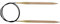 KnitPro K35311 Rundstricknadel, Bambus, Braun, 5,5 mm
