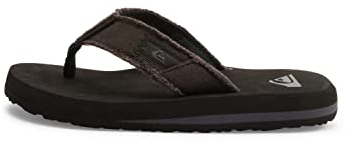 Quiksilver Herren Monkey Abyss Youth Sandale, Black Black Brown, 31 EU