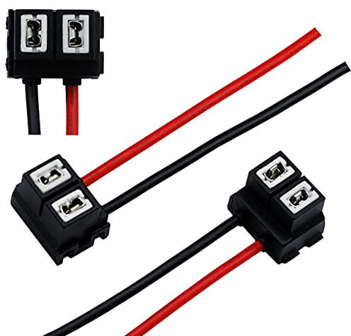 Lot de 2 Prise Phare H7 Ampoule Voiture Prise de Phare H7 Prise Phare Voiture Céramique Douille Ampoule Connecteur H7 Adaptateur femelle pour Ampoule H7 Px26d incliné coudée L&P B557