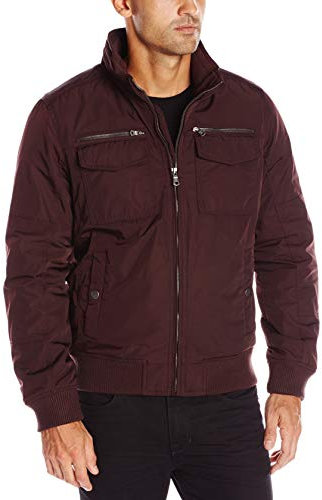 Tommy Hilfiger Homme 154AP775 Manches Longues Veste coupe-vent - Violet - XX-Large