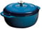 Lodge 5.68 litre / 6 quart Cast Iron/Porcelain Enamel Dutch Oven/Casserole Dish, Blue