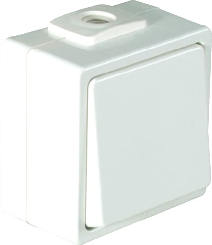OPUS® AQUA Schalter und Taster Ausführung Universalschalter Aus/Wechsel, Farbe reinweiß