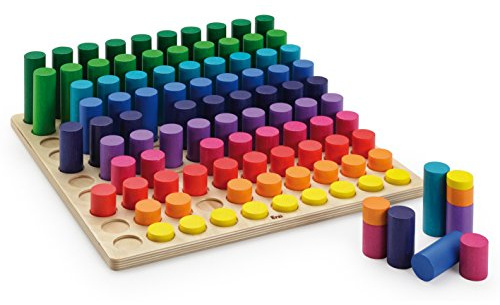 Erzi 42001 Lernspiel Mengenlehre aus Holz, Lernmaterial, Geometrische Formen, Kreativität | Geometrische Formen, Kreativität