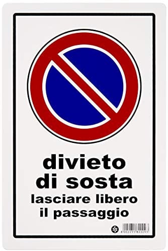 CART.20X30 DIV.SOSTA LIB.PASSA