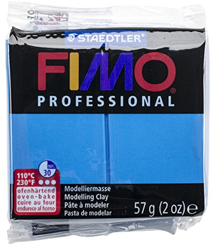 Staedtler Fimo Professional Oven Hardening Modelling Clay, 57G, Blue