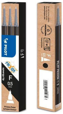 Pilot Refill Frixion Rball Blk 076300301