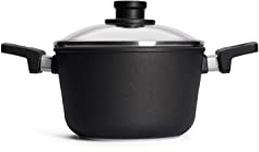 Woll 120NL - Casseruola Nowo in titanio con 2 manici e coperchio in vetro infrangibile, 20x 12 cm (ø x A), capacità: 3l