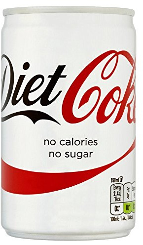 Diet Coke 150ml Mini Can - 24 Pack