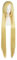 MapofBeauty 40 Zoll/100cm Lange Gerade Cosplay Kostüm Fashion Party Perücke (Blond)