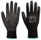 Portwest Men Black PU Palm Gloves, Black, 2XL (Pack of 1)