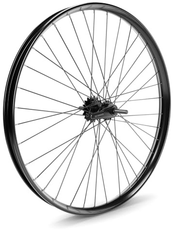 BBR Tuning Heavy Duty 12 Gauge 26Inch x 1.25 Inch Rear Bike Rim - Bicycle Wheel - Mountain Bicicleta - Coaster Brake - Black