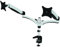 Amer Dual Articulating Arms Mount for Monitor - Black, Chrome, White