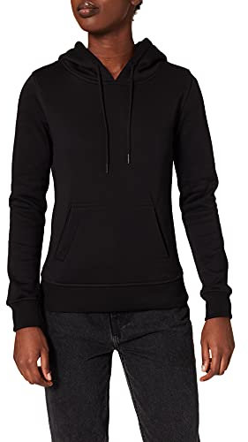 Build Your Brand Damen Ladies Heavy Hoody Jacke, per pack Schwarz (Black 00007), X-Large (Herstellergröße: XL)