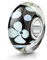 MATERIA by Matthias Wagner Blumen Glas Bead Primel schwarz blau türkis Glasperle Anhänger für Beads Armband 685