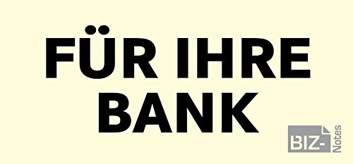 Haftnotiz Für Ihre Bank 5 Blöcke x 100 Blatt = 500 Blatt