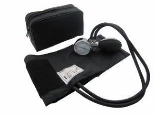 Blutdruckmessgerät aneroid mit Etui Farbe schwarz