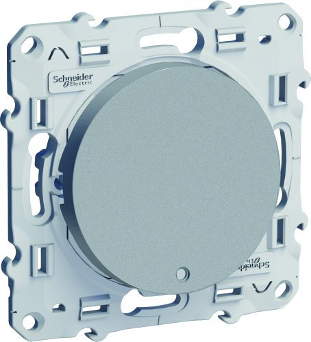 Schneider Electric SC5S53A263 Interrupteur ou Va et Vient lumineux Odace 230 V Alu