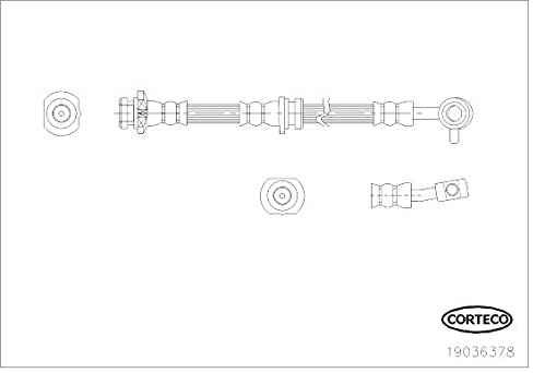 Corteco 19036378 Bremsschlauch vorne links