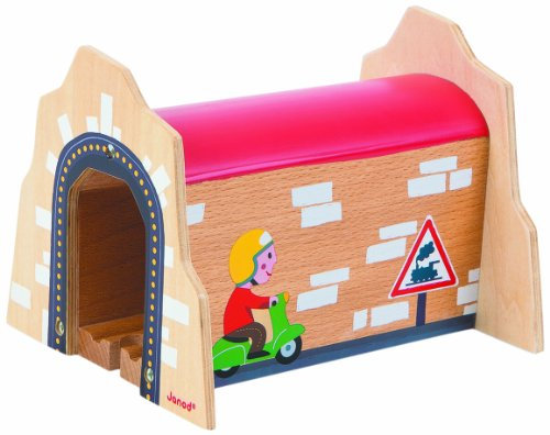Janod 08551 - Story - Tunnel aus Holz für Eisenbahnen