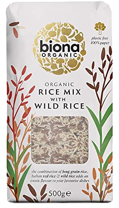 Biona Organic Wild Rice Mix, 500g