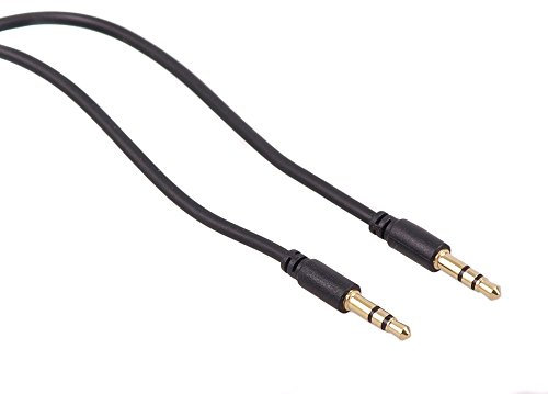 Maclean MCTV - Cable de audio de 3,5 mm, color dorado, compatible con PC, iPod, MP3, smartphone, iPhone (1,5 m)