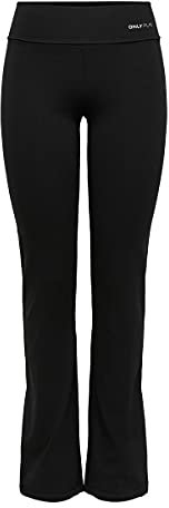 ONLY PLAY Damen Laufhose Fold Jazz Pants Regular Fit, Schwarz, 42/XL, 15062199