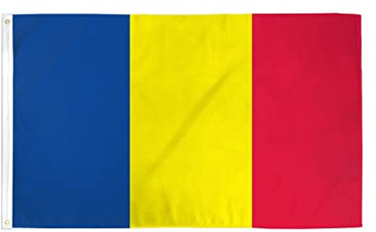 BANDIERA CIAD 150x90cm - BANDIERA CIADIANA 90 x 150 cm - AZ FLAG