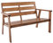 Ambientehome Gartenbank 2-Sitzer Bank Massivholz Holzbank HANKO, braun
