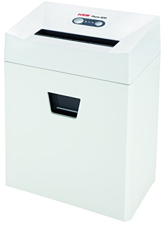 Aktenvernichter HSM Pure 320, Sicherheitsstufe 2 (Streifenschnitt), 19 Blatt, 5,8 mm, weiß, 2331121