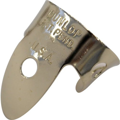 Jim Dunlop Finger- und Daumenplektren, Nickel, silberfarben, Stärke 013 (33P013) 5 .018
