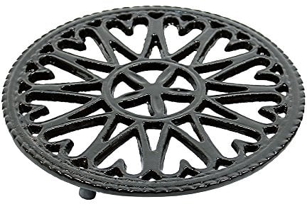 Minuteman International c-33bk Bluetooth Sunburst, Untersetzer aus Gusseisen