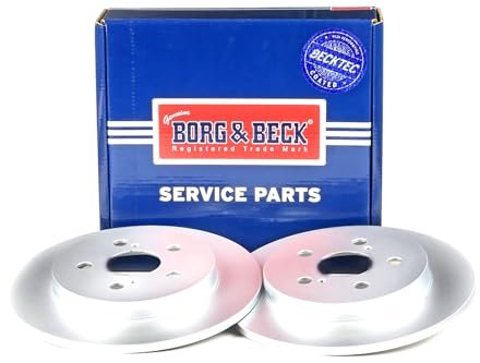 Borg & Beck BBD5173 Brake Disc Pair To Fit Toyota Prius 1 8 06/09-
