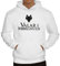 Shirtstreet24, Valar Moghulis Wolf, Herren Kapuzen Sweatshirt - Pullover Hoodie, Größe: L,Weiß