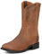 Ariat Men's Heritage Roper Western Cowboy Boot, Distressed Brown, 7.5 D US