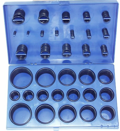 O-Ring Sortiment, Ø 3-50 mm, Säure-, Benzin- und Ölbeständig