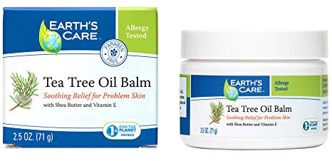 Earth's Care Tea Tree Oil Balm, 2.5 Ounce by Earth's Care