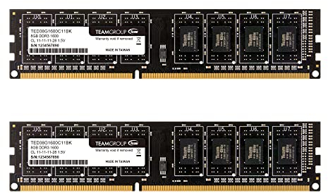 Team Elite - DDR3 - 16 GB : 2 x 8 GB - DIMM de 240 espigas