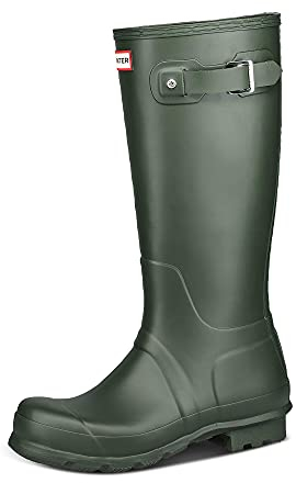 Hunter Herren Gummistiefel, Dunkles Olive, 43 EU