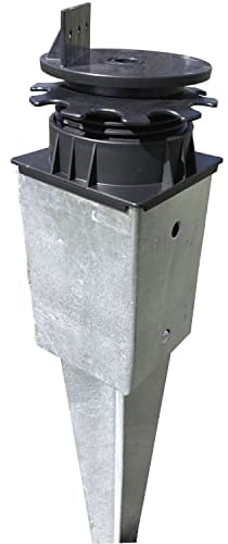 K&R Terrassenlager Flex für Bodeneinschlaghülse (91x91 mm)