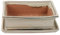 Bonsai Pot with Saucer - Rectangular 30cm - Cream - Perfect for Bonsai Trees and Succulents