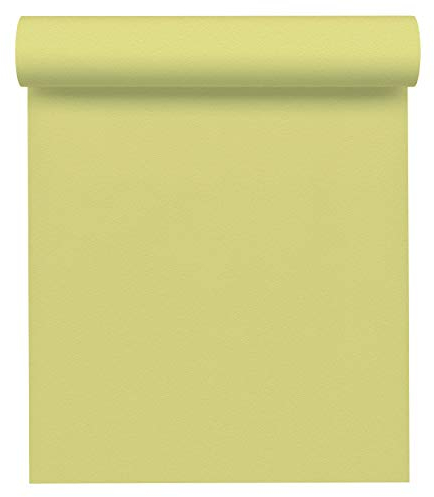 A.S. Création Scandinavian 2 Papier peint intissé Uni 10,05 m x 0,53 m, vert, 10,05 m x 0,53 m