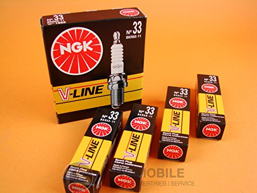 4x NGK Zündkerze V-LINE 33 BKR5E-11